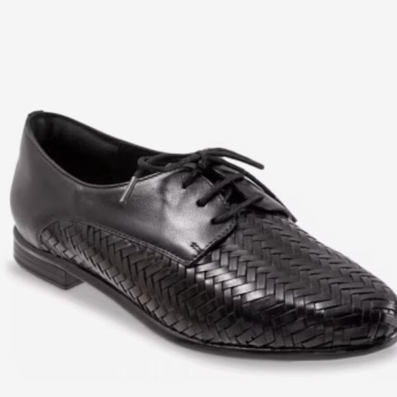 Trotters Lizzie Herringbone Oxford Loafers Size 9.5 N - Picture 1 of 7
